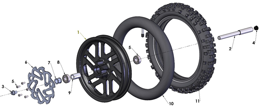 WHEEL FRONT - 2021-2023 CX50 JR