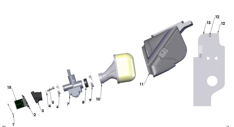 AIRBOX & INLET ASSEMBLY - 2021 - 2023 CX50 JR