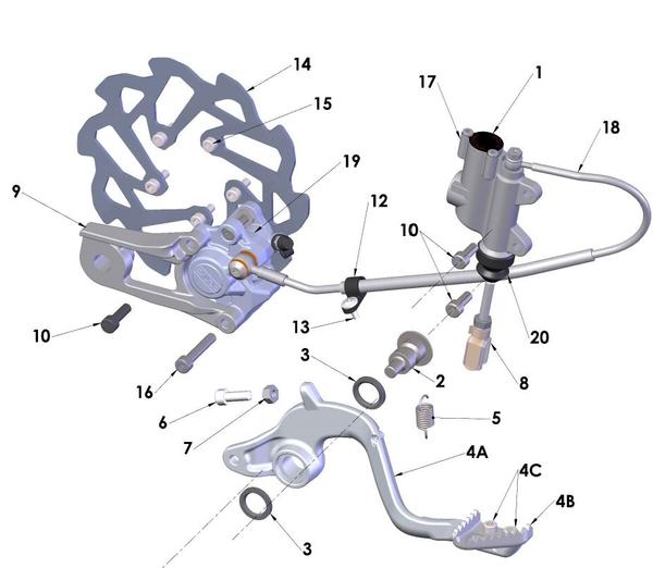 BRAKES - REAR - CX50 FWE