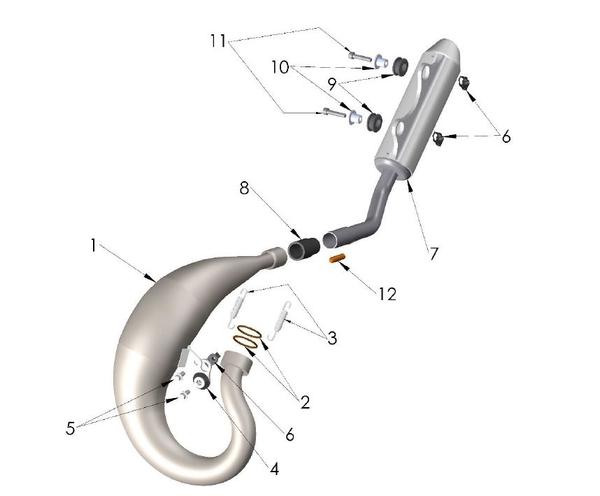 EXHAUST SYSTEM - CX50 FWE