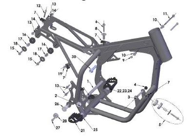 FRAME 1 - 2020 & 2023 CX50 JR