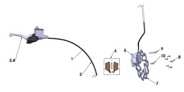 BRAKES - FRONT - CX50 FWE