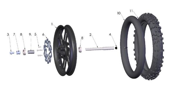 WHEEL - FRONT - CX50 FWE