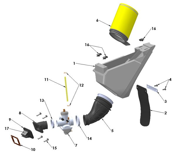 AIR BOX AND INLET SYSTEM: 2021-2023 CX65