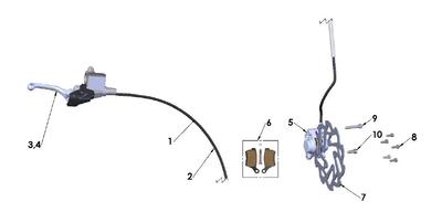 2020 CX50 P3 BRAKE - FRONT