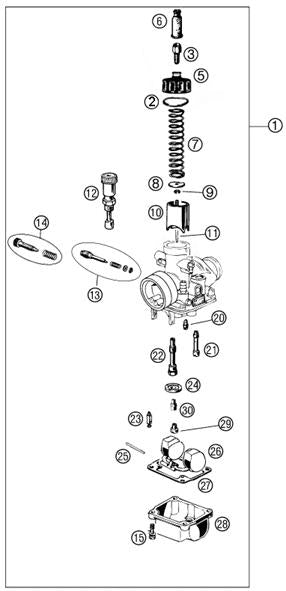 CARBURETOR - CX50 FWE